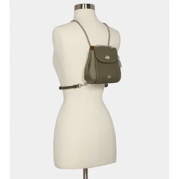 Coach Olive Green Leather Bag - Picture 2 of 3